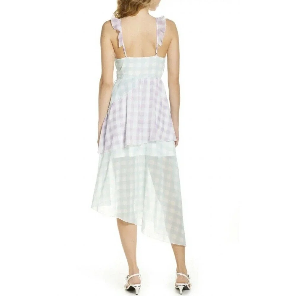 Bellevue The Label Alessia Gingham Layered‎ Dress